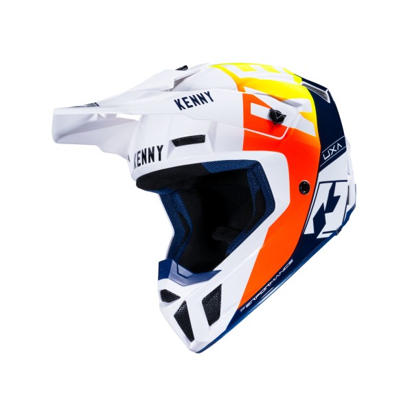 Каска Kenny Performance White Navy Or-Red