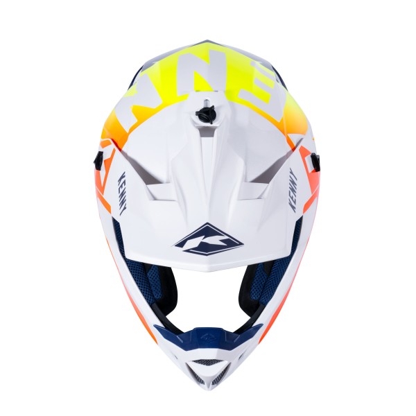 Каска Kenny Performance White Navy Or-Red