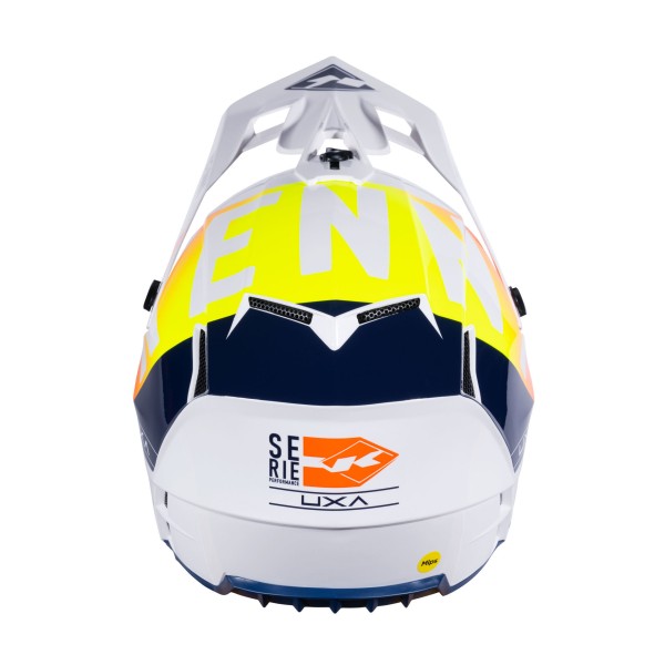 Каска Kenny Performance White Navy Or-Red