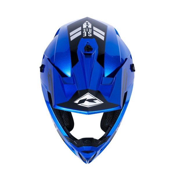 Каска Kenny Performance White Solid Blue