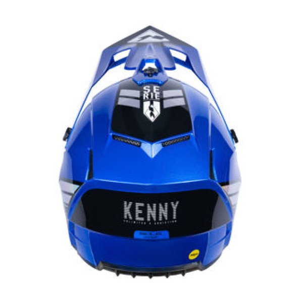 Каска Kenny Performance White Solid Blue