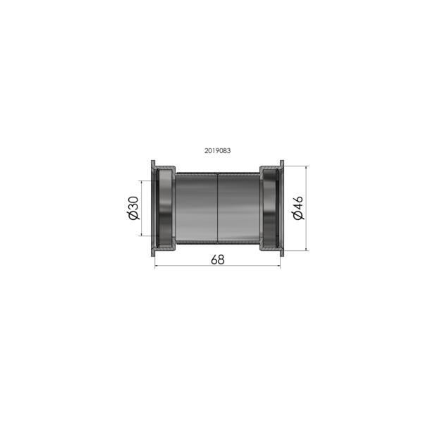Ос касета касета Elvedes Pressfit PF30
