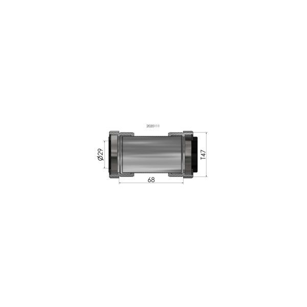 ELVEDES касета thread fit T47 68 mm за SRAM DUB 