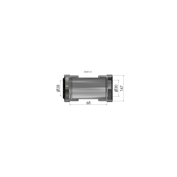 ELVEDES касета thread fit T47 68 mm за Praxis
