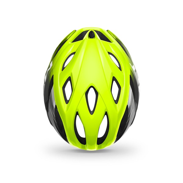 Каска MET Idolo Fluo Yellow + LED