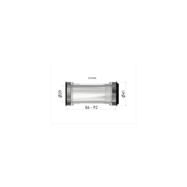 ELVEDES касета PRESS FIT SRAM DUB ONLY PF BB86/92 41 mm