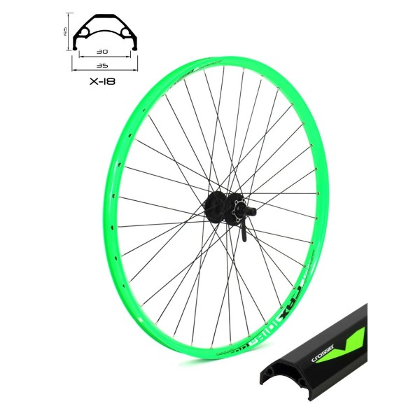 Предна капла  X-18 с главина Shimano 475  за диск / 29''