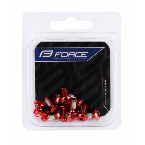 Червени болтове за дискова спирачка Force Torx 25 