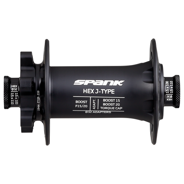 Предна главина Spank Hex Black
