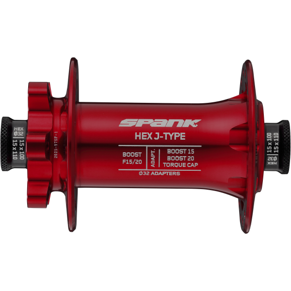 Предна главина Spank Hex Red