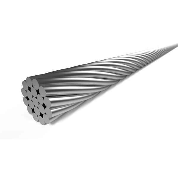 Жило 3000 mm Stainless – 19 нишки, Ø1.1 mm