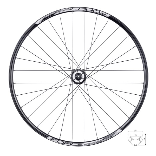 Предна капла Force 28/29'' BASIC DISC 622x19