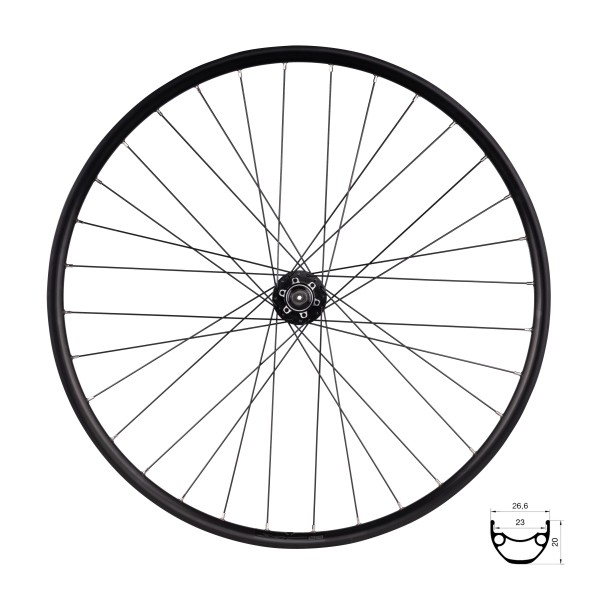 Задна капла FORCE XC DISC 622x23 29 инча с главина FORCE 804341 TL