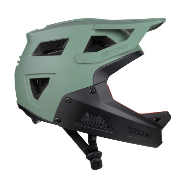 Шлем FORCE DROP Downhill Blk Green