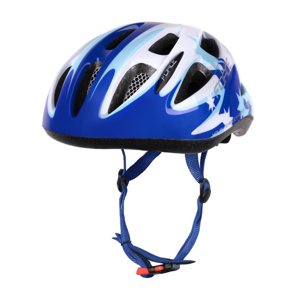 Детска каска Force Lark Fluo Blue In-Mould
