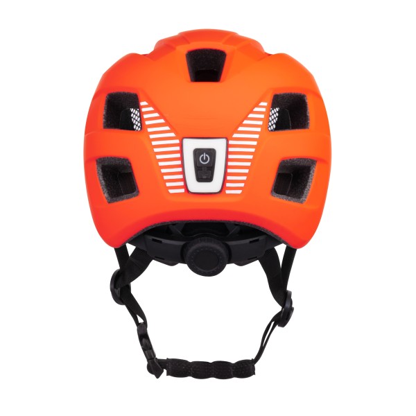 Детска каска със светлина Force Zebu Orange