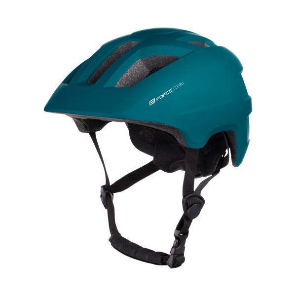 Детска каска със светлина Force Zebu Green