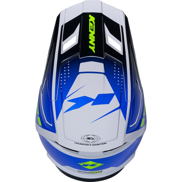 Каска Kenny Performance White Blue