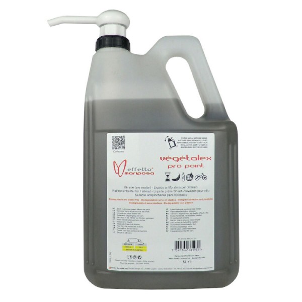 Течност за  вътрешни гуми Effeto Mariposa VegeLatex 5L