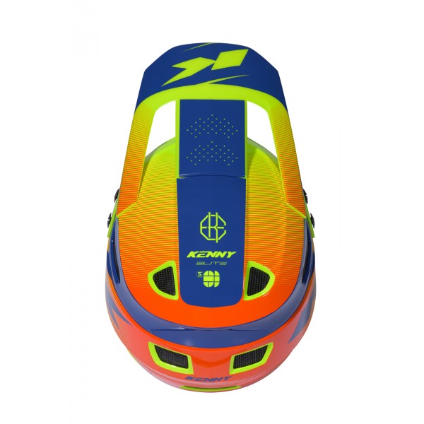 каска Kenny Elite NAVY NEON YELLOW