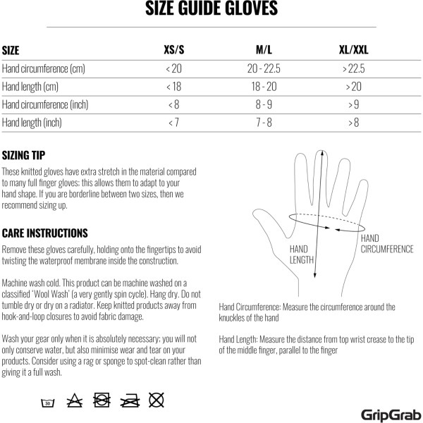 Зимни водоустойчиви ръкавици GripGrab Waterproof Knitted Winter Gloves