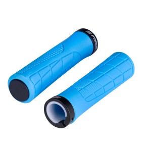 Грипове FORCE ORIX Lock-On 135 mm със заключване – сини