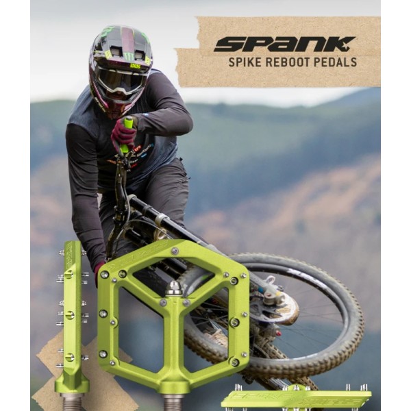 Педали Spank Spike Reboot Green