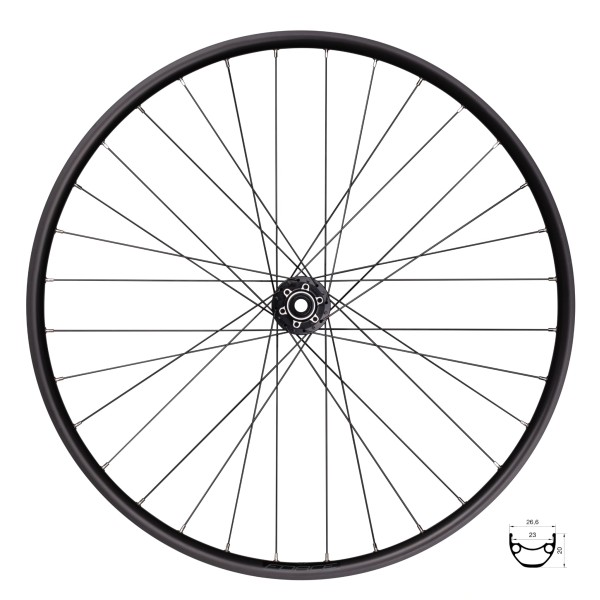Предна капла Force 28/29 15х100мм Tubeless Ready