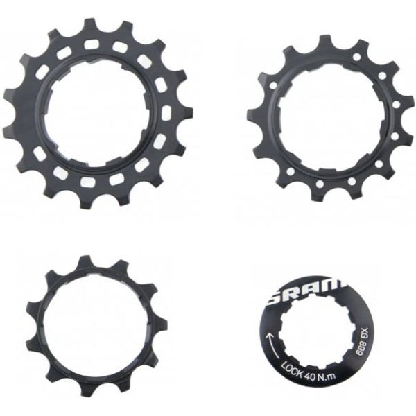 Сменяеми венци SRAM XG-889 11T-13T-15T 