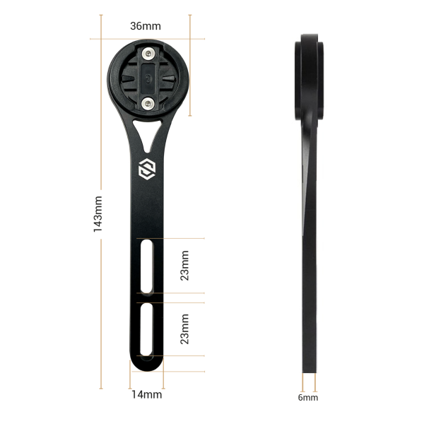 Стойка за компютър под кормило Garmin / IGPSPORT - двойна