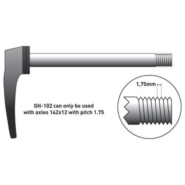 Ухо GH-102 set M8x0.75