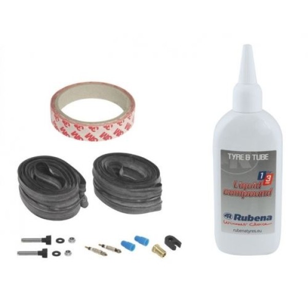 Комплект за безкамерни гуми Rubena Tubeless 27.5'' MTB