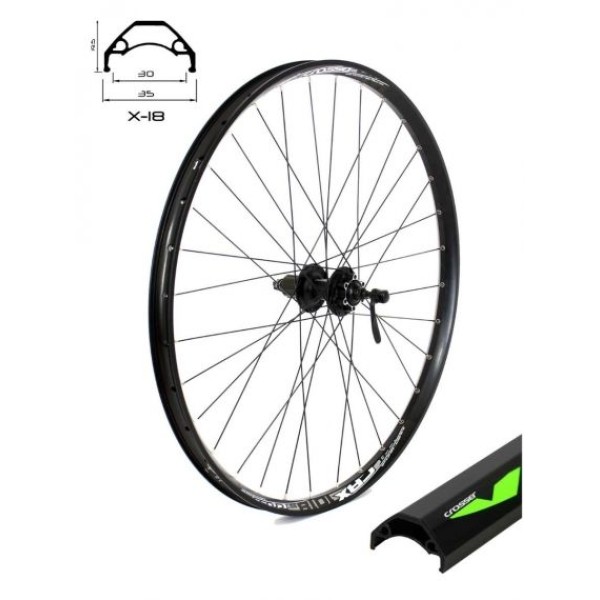 Предна капла  X-18 с главина Shimano 475  за диск / 27.5''