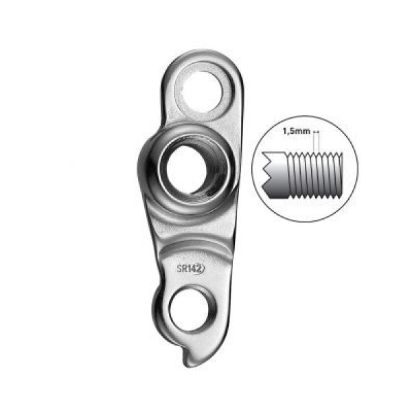 Ухо  GH-187 dir mount M12 pitch 1,5mm 